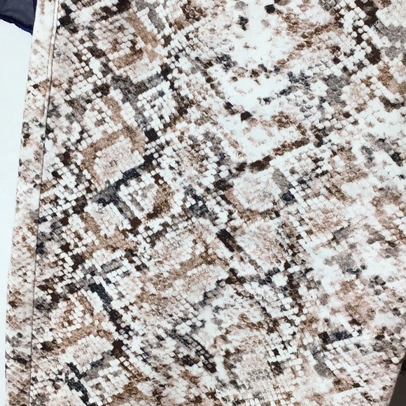 7FAM Jen7 pink snakeskin ankle skinny jeans 6 - Picture 3 of 10